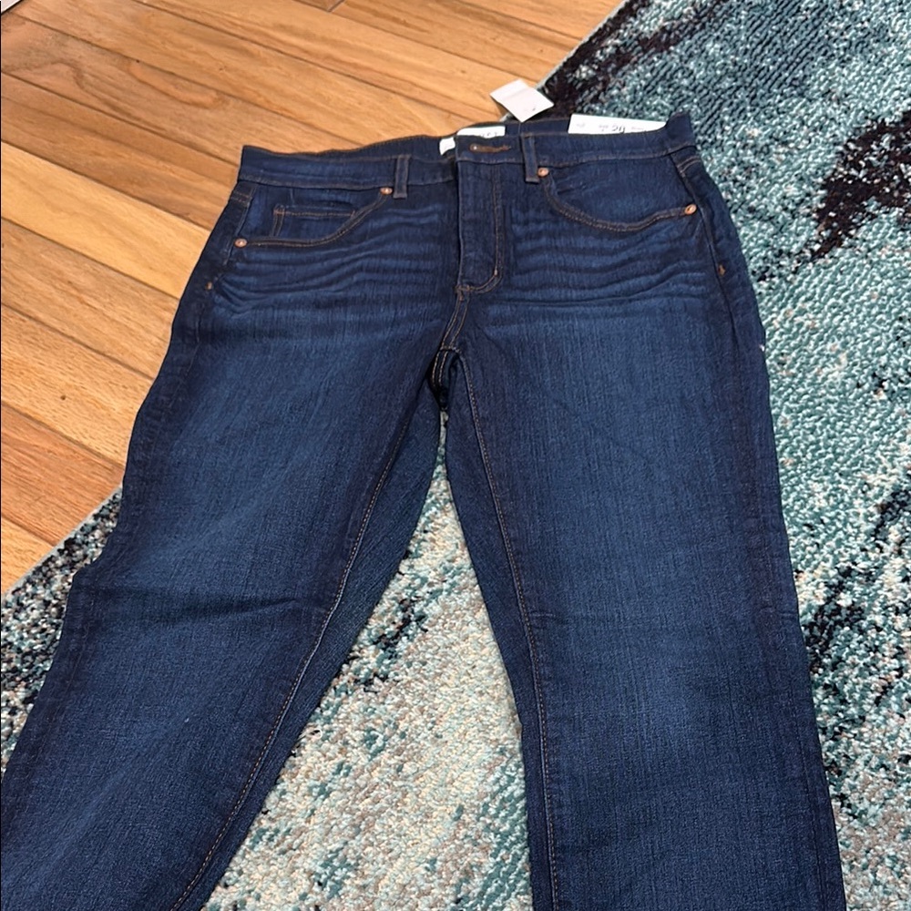 Loft skinny crop Women's Blue Jeans size 28 / size 6